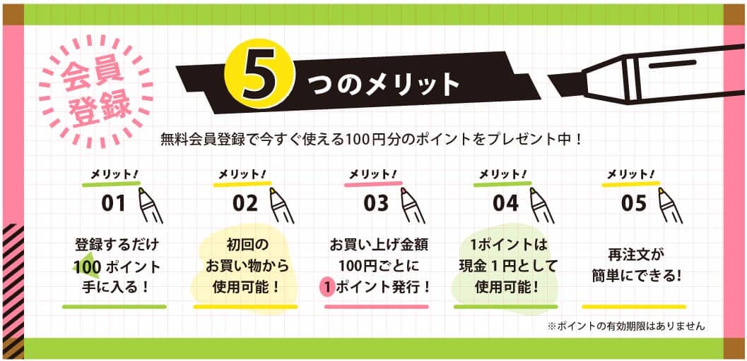 ネット印刷サイト会員登録のメリット