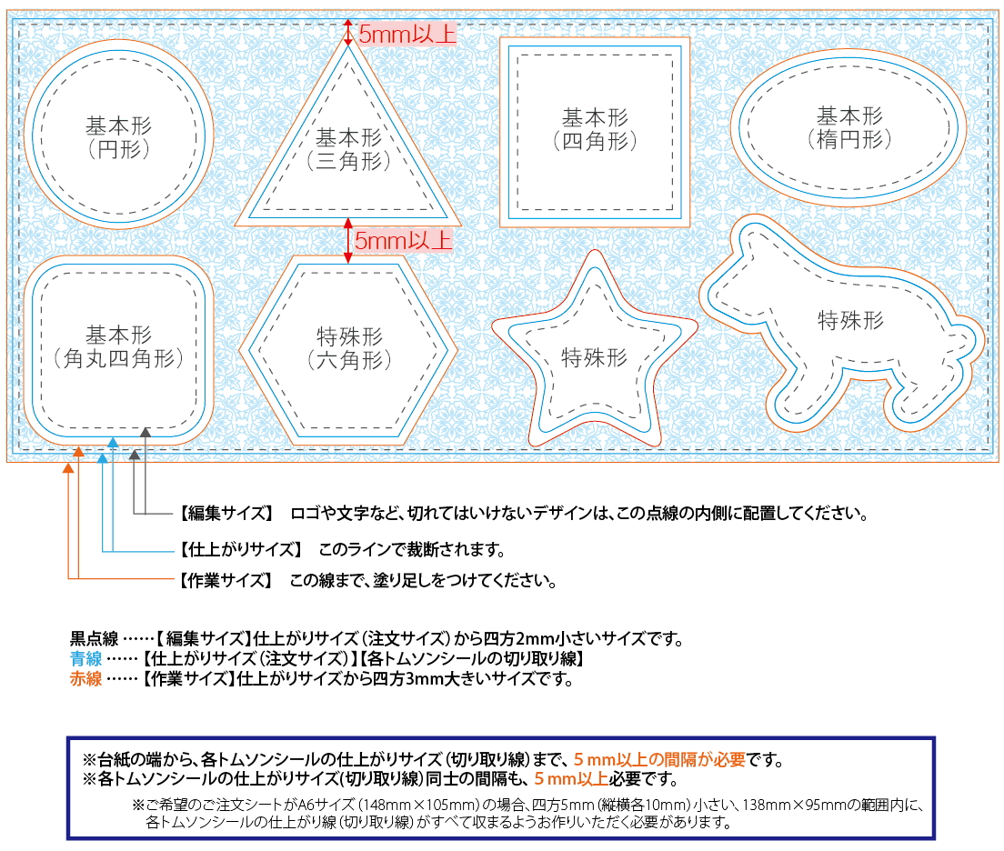 シール印刷、ステッカー激安印刷、激安 ステッカーのデータ作成