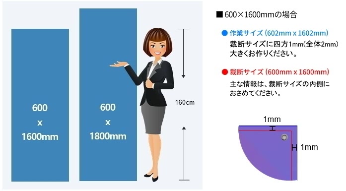 バナースタンド 印刷 激安、 Xバナースタンド印刷のサイズと裁断サイズ情報ご案内